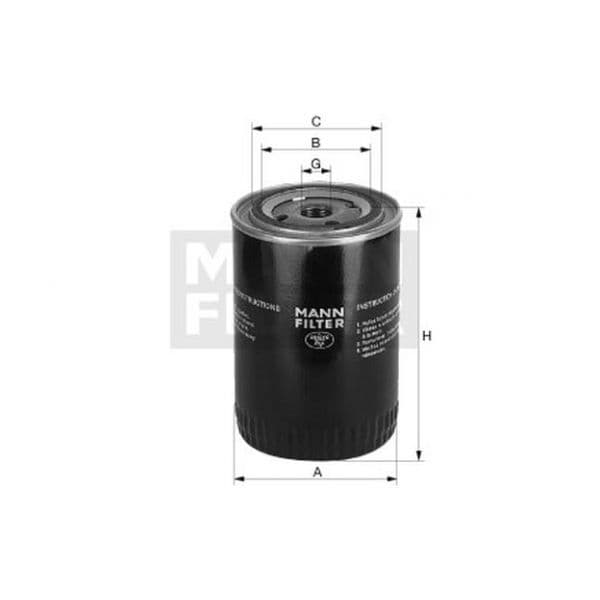 MANN-FILTER - W 713/29 - Filtro de óleo - 4011558743406