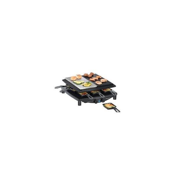 Grelhador Steba Raclette RC4 Plus Deluxe Black - 1450W
