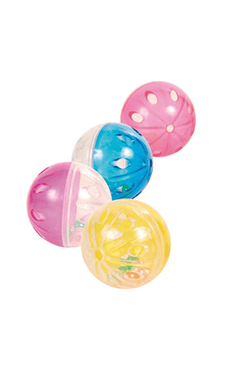 Trixie Brinquedo Gato Bolas Guizo x4 - TX-4166