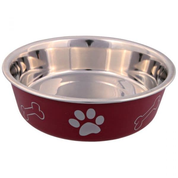 Trixie Comedouro Inox Revestida a Plástico - 1400ml - 15055-8879