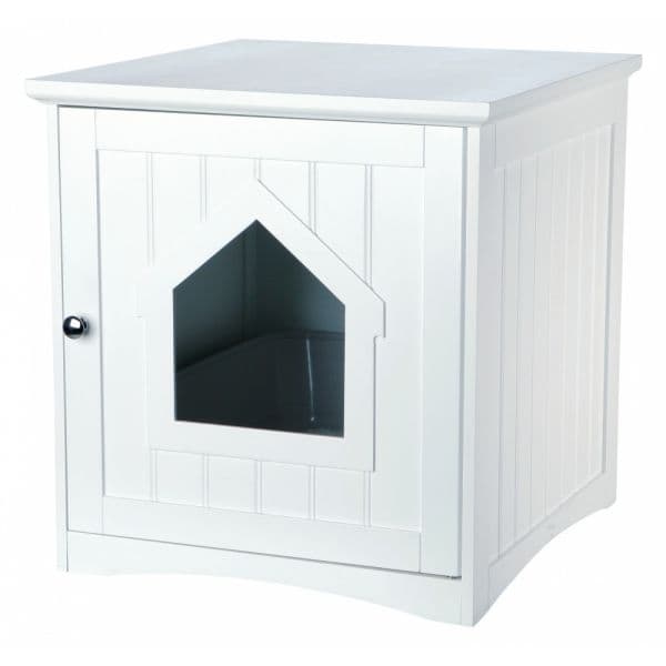 Trixie Casa de Banho para Gatos MDF Lacado Branco 49X51X51 Cm