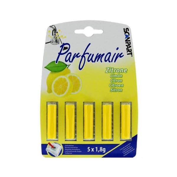 Scanpart Ambientador para Aspirador 5x Limão