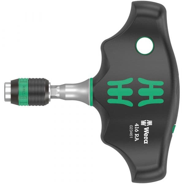 Wera 416 Ra T-handle Bit Holder Screwdriver Prateado