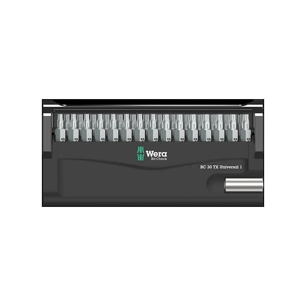 Wera Conjunto de Pontas para Chave de Fenda Bit-Check 30 TX Universal 1 SB 30 Unidades