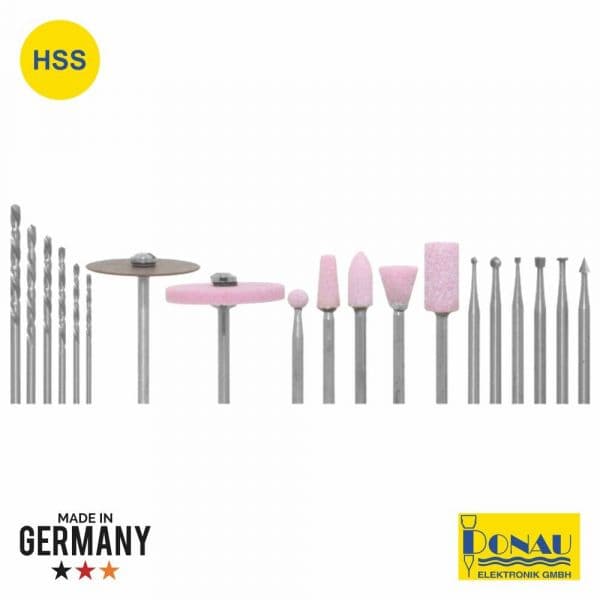 Donau Conjunto 6 Brocas Hss 1 Disco Ø22MM 5 Brocas Esmoril - DN1792