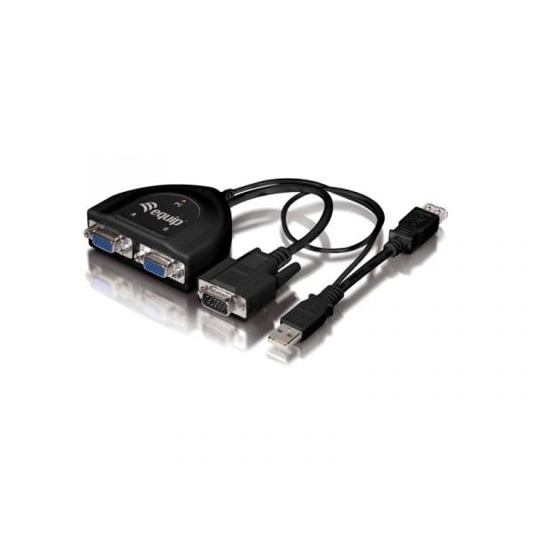 Equip Vga Video-Splitter 2x450mhz Cable - 332521