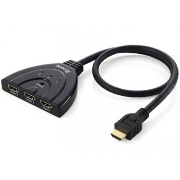 Equip Cabo Hdmi Switcher 3 Port, 1080p Black