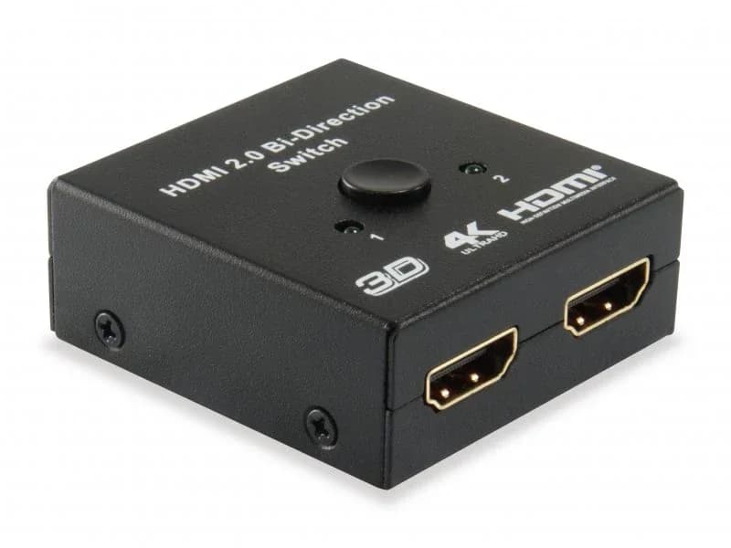Switch Box HDMI Equip 2 Portas Bidirecional