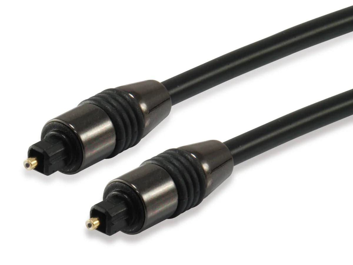 Cabo de áudio EQUIP digital SPDIF óptico TOSLINK 147921 1,8 m