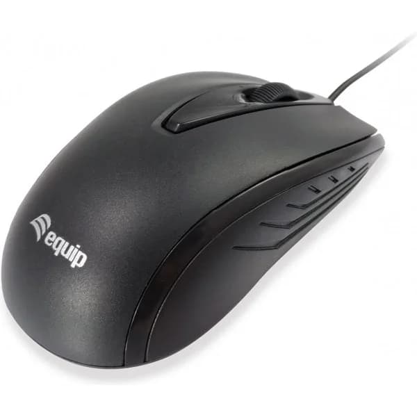 Equip 245107 rato Ambidestro USB Type-A Ótico 1000 DPI