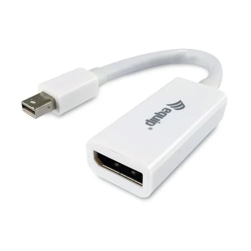 Cabo Adaptador Mini-DisplayPort p/ DisplayPort M/F Equip Branco