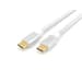 Equip 128355 cabo USB 0,5 m USB 3.2 Gen 2 (3.1 Gen 2) USB C Prateado, Branco