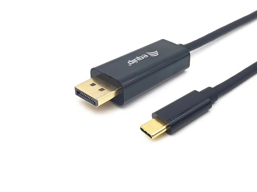 Cabo Equip USB-C p/ DisplayPort M/M 4K/60Hz 3m Preto