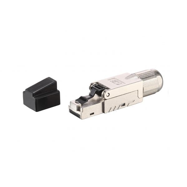 Equip 121172 Kit 5 Conectores RJ45 Categoria 8.1 Blindados Montagem Sem Ferramentas