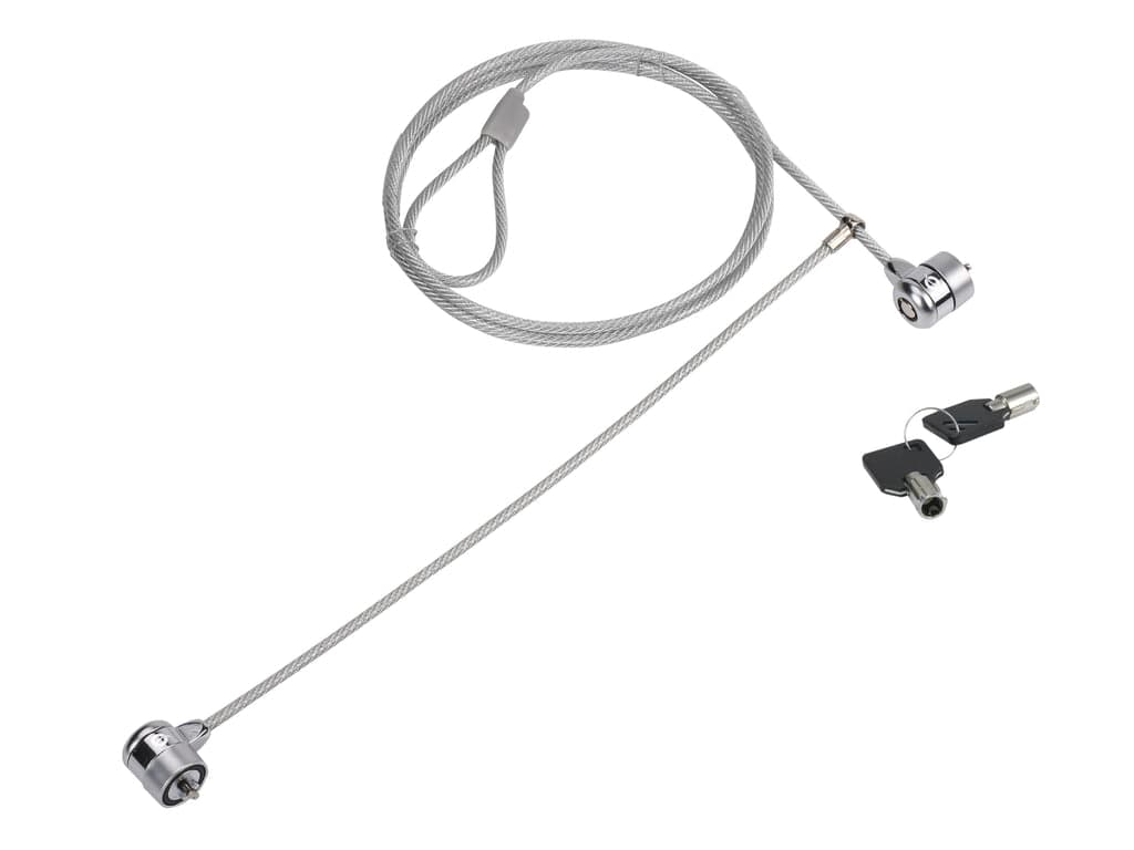 Conceptronic CNBSLOCK15T cadeado antirroubo Prateado 1,5 m