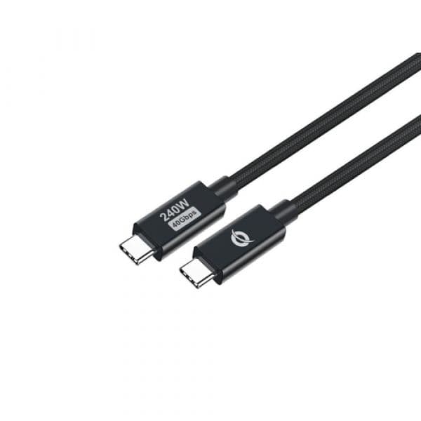 Conceptronic Cabo USB-C 4.0 Gen 3 240W 40Gbps 8K 60Hz 1.2m Black