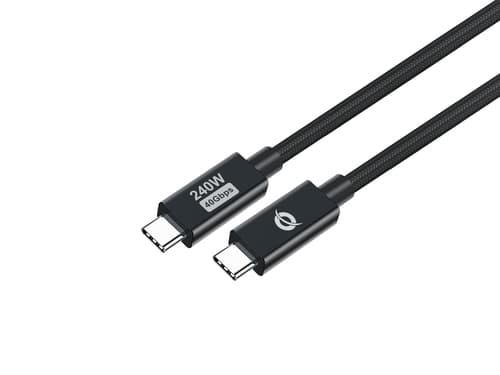 Conceptronic Cabo USB-C 4.0 Gen 3 240W 40Gbps 8K 60Hz 1.2m Black