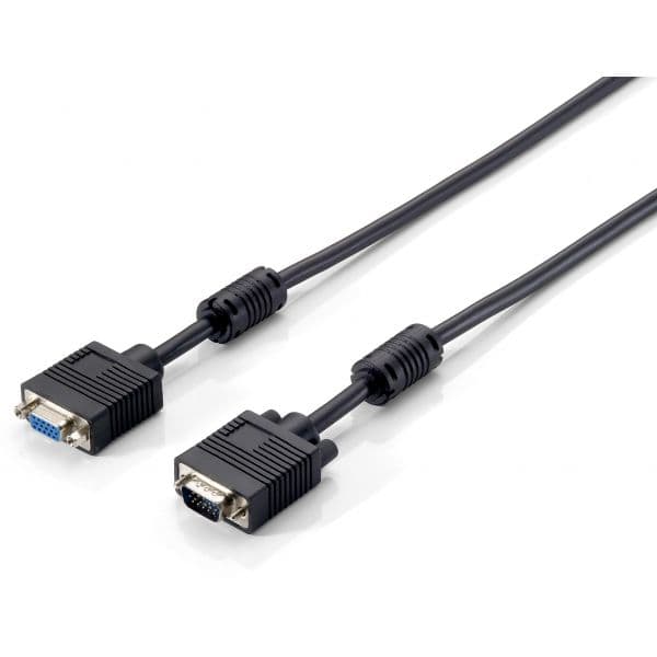 Equip Cabo VGA HDB15 3+7 M/F 3m Black - 118801