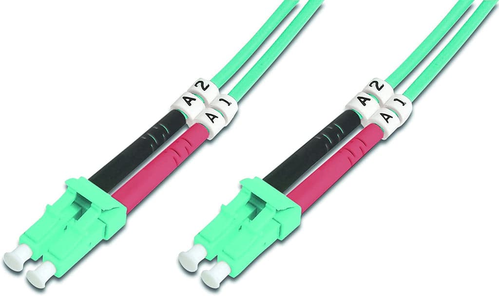 Digitus FO patch cord, duplex, LC to LC MM OM3 50/125 u, 10 m Length 10m, Class OM3 - DK-2533-10/3