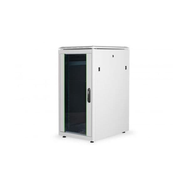 Digitus 22U Rack de Rede, Exclusivo 1164X600X800 mm, Cor Cinzento (ral 7035) | DN-19 22U-6/8-1 - Network Rack Unique Series - 600x800 mm (wxd)