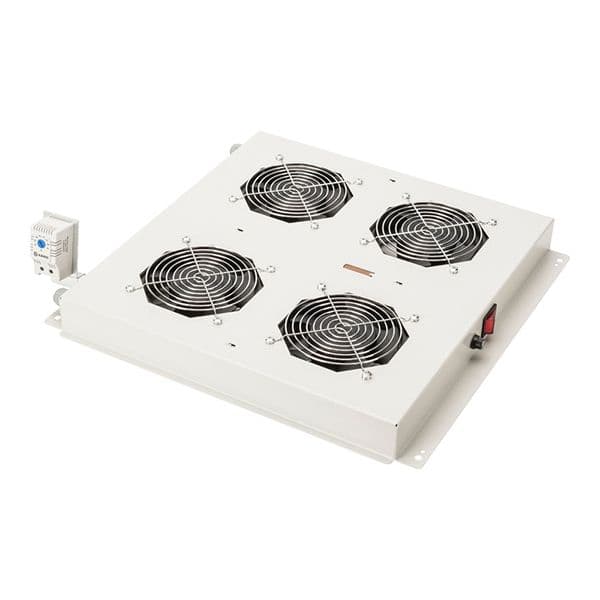 DIGITUS KIT 4 VENTOINHAS C/INTERRUPTOR + TERMOST -UNIVERSAL - DN-19 FAN-4-N