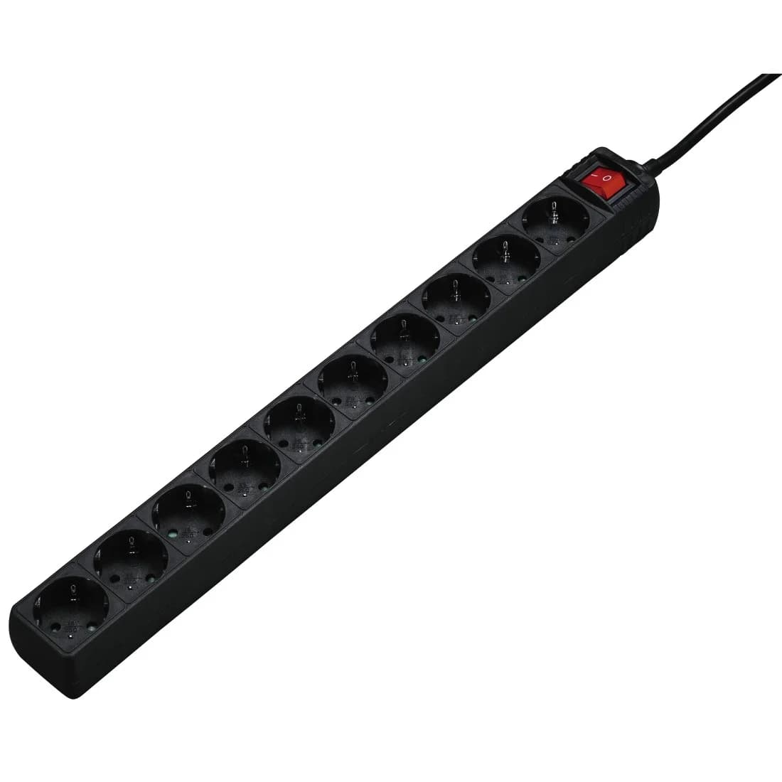 Régua Ewent Power Strip 6 Tomadas 16A com On/Off 5m Branca