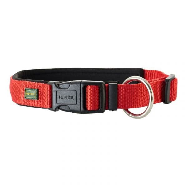 Hunter Coleira Neopren Vario Vermelho (35-40 cm)