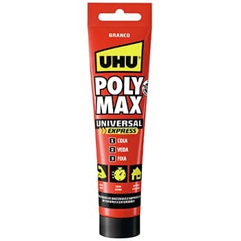 Uhu Cola e Veda Poly Max Express Branco 115 G
