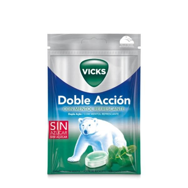 Vicks Rebuçados Mentol e Eucalipto 72g