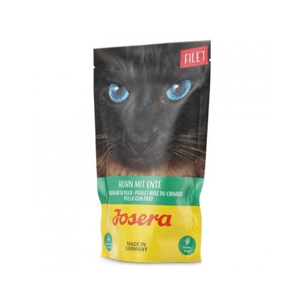 Ração Húmida Josera Alimento em Filete para Gato Adulto Frango com Pato 70 g