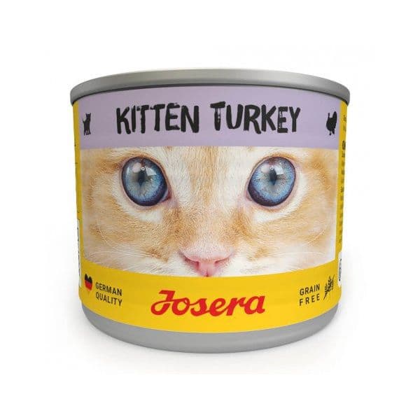 Ração Húmida Josera Kitten Alimento em Patê para Gatinho Peru 200 g