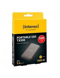 Disco Externo SSD Intenso TX100 500GB USB-C Castanho