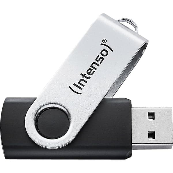 Intenso 64GB Office Line USB 3.2 Prata/Preto