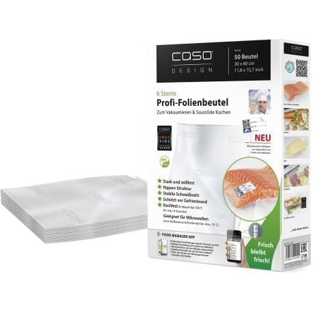 Caso 50 Sacos Plástico para Vácuo 30x40