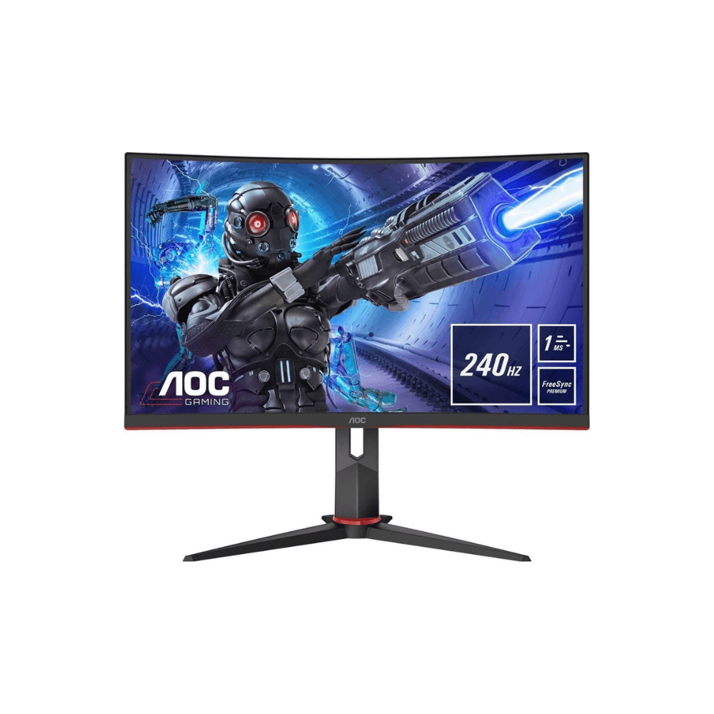 Monitor Gaming Curvo AOC C32G2ZE / 31.5' / Full HD / 1ms / 240Hz / VA / Preto