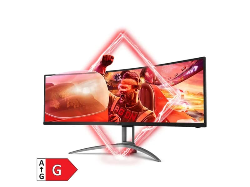 Monitor AGON (by AOC) 48.8" VA DQHD 32:9 Curvo 165Hz FreeSync/G-Sync HDR400 (1ms) - AG493UCX2