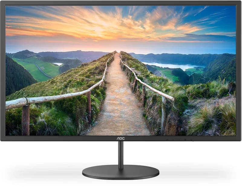 Monitor AOC 32" Q32V4 IPS QHD 75Hz Preto