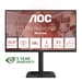 Monitor AOC 23.8" 24E4CV Full HD 120Hz HDMI DP USB-C Colunas Lift Pivot Preto