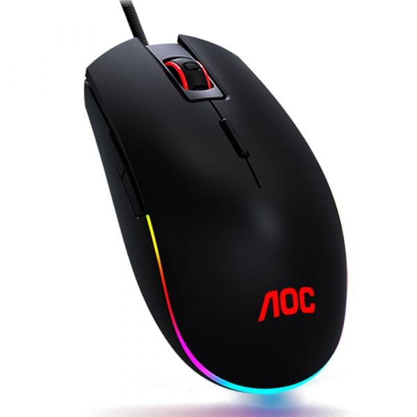 AOC Gaming GM500 Wired 5000DPI RGB Preto