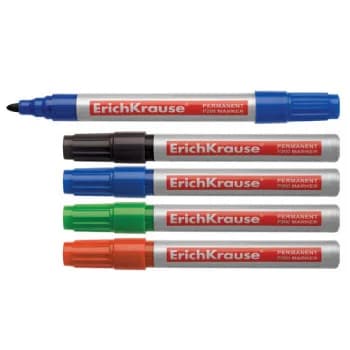 Erichkrause Marcador Médio 1.5mm P200 Blister 4 Cores 13011606
