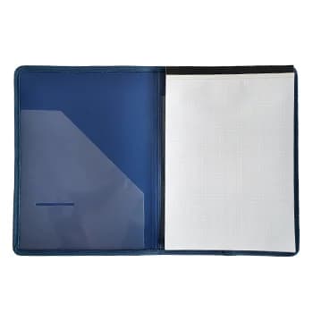 Erichkrause Porta Bloco com Bloco e Bolsa Interior Azul