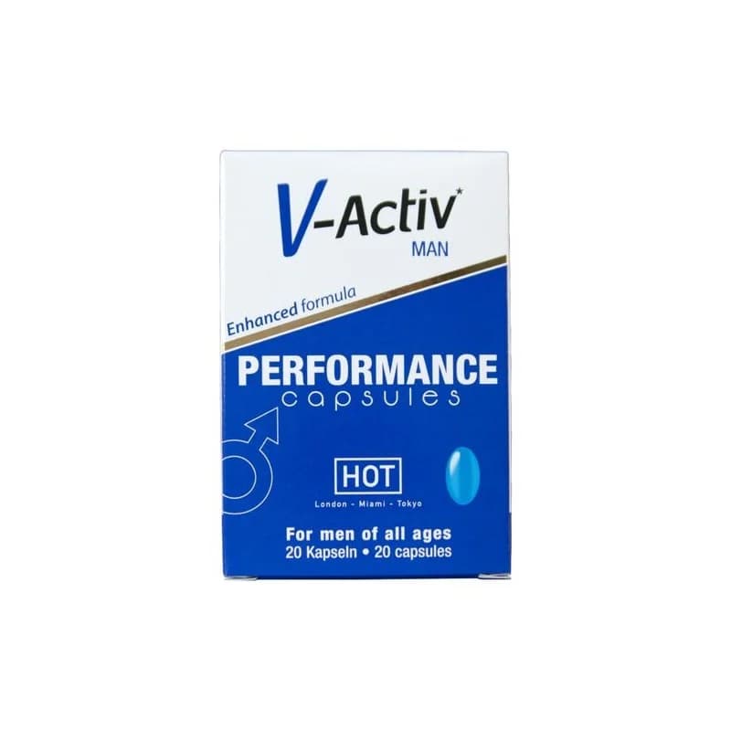 Hot Estimulante V-Activ for Men 20caps