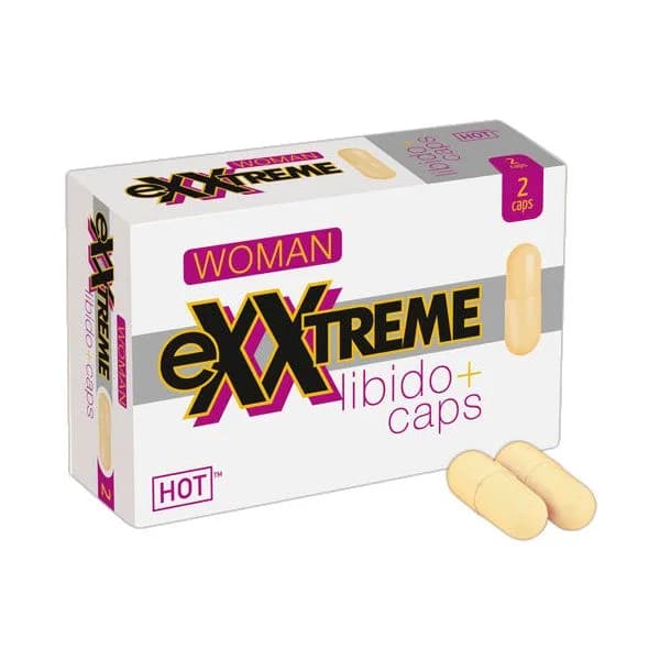Hot Potenciador Exxtreme Libido+ Feminino 2 Cápsulas