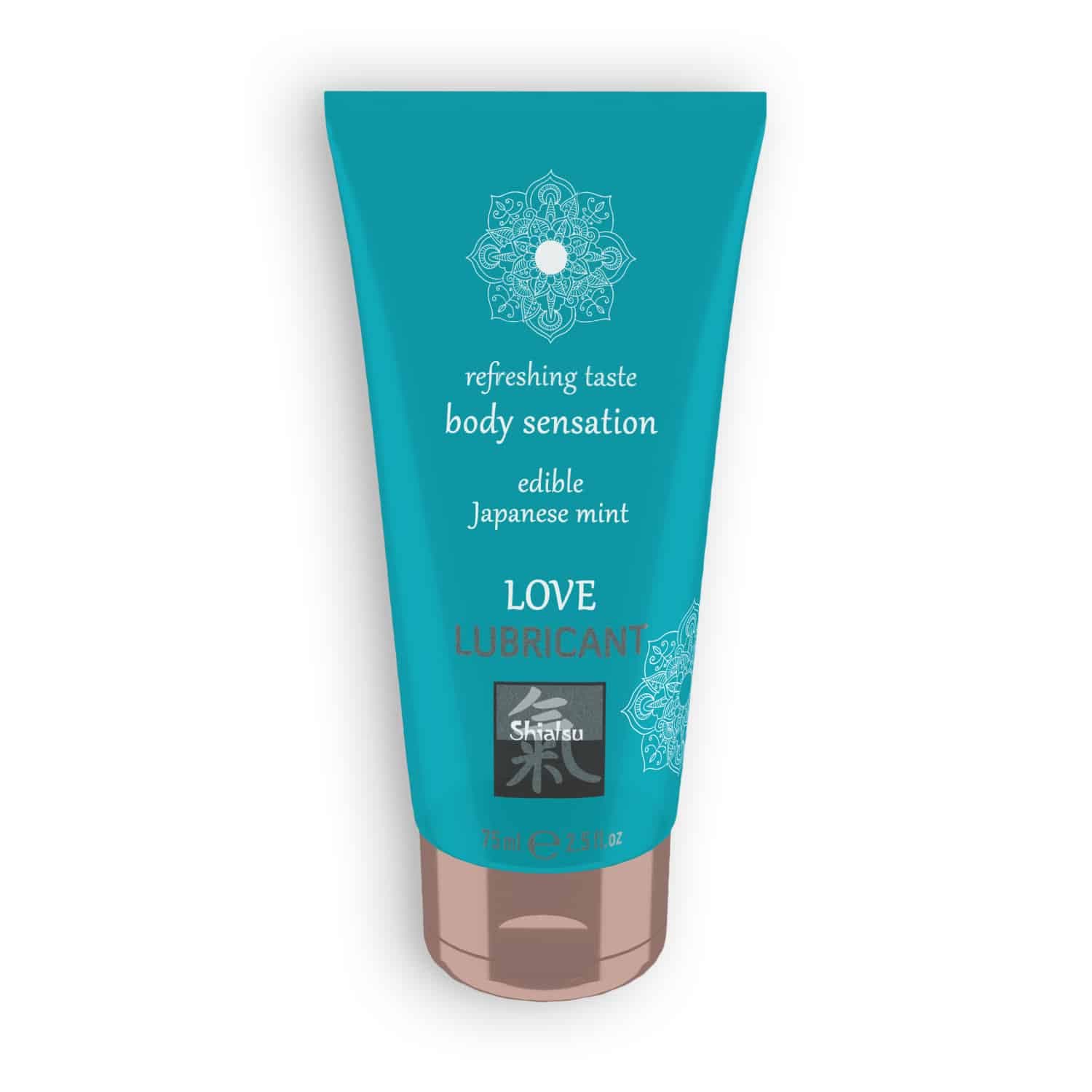 Shiatsu – Lubrificante Beijável Love Lubricant Com Sabor A Menta Japonesa 75ml