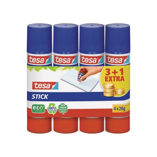 Tesa 4 un. Tubos Cola Stick 20g