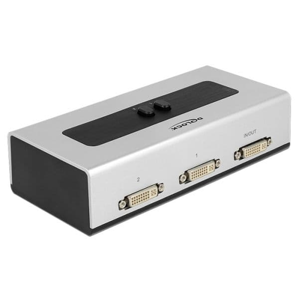 Delock Dvi Switch 2 Eingänge -> 1 Ausgang DVI(24+5) Bidirekt - 87664