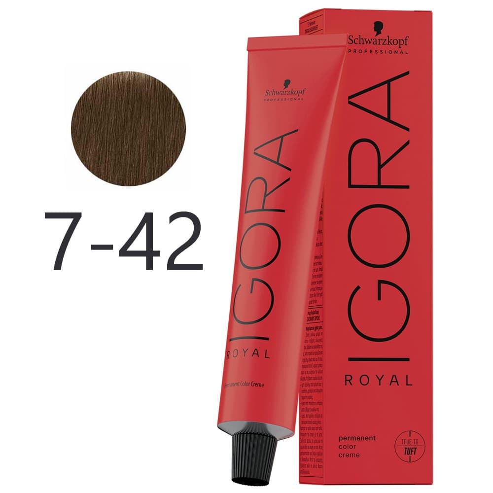 Schwarzkopf Igora Royal Coloração de Cabelo Tom 7-42 60ml