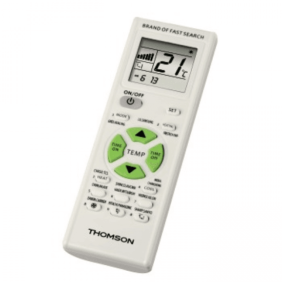 Thomson ROC1205 comando IR Wireless Ar condicionado Botões de pre