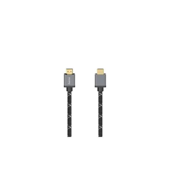 Hama Cabo HDMI 2m Black/Grey - 00205239