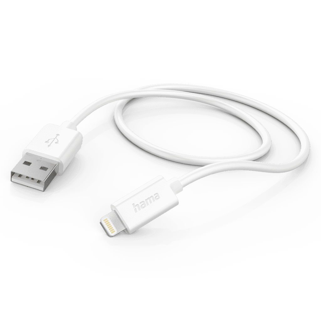 Hama Cabo Lightning 1m White - 00201579